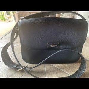 Kate Spade Black Pebble Leather Crossbody
